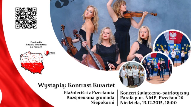 Koncert świąteczno-patriotycznych pieśni w ramach Paczki dla Rodaka i Bohatera na Kresach odbędzie się w niedzielę w kościele parafii pw. Nawiedzenia Najświętszej Maryi Panny w Przecławiu. To akcja pomocy Polakom mieszkającym na Litwie.