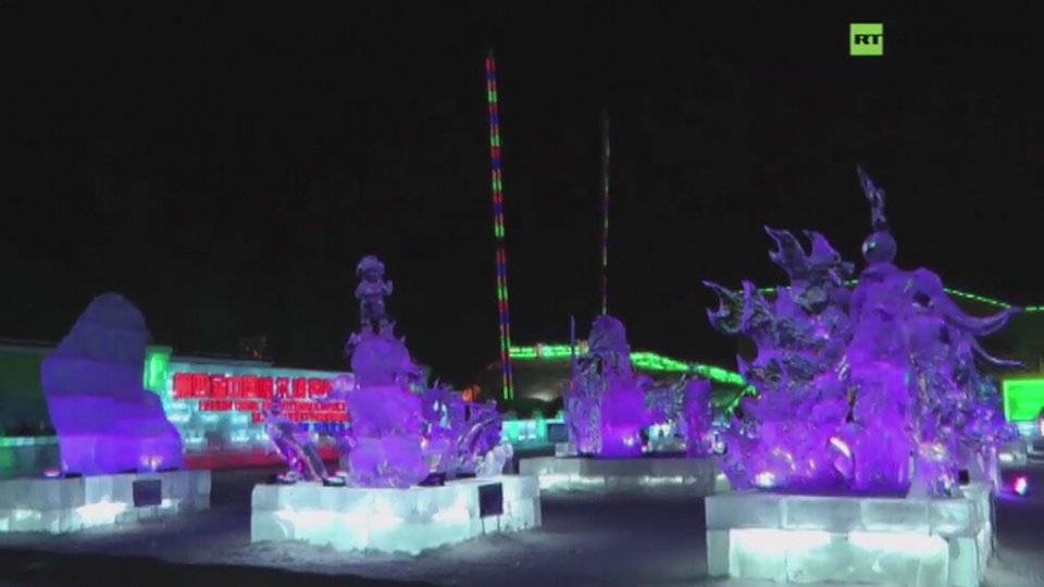 Międzynarodowy Festiwal Lodu i Śniegu rozpoczął się w chińskim Harbin. Fot. RUPTLY/x-news