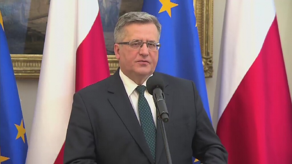 Prezydent nie chce brać udziału w sporze rządu z górnikami. Fot. TVN24/x-news