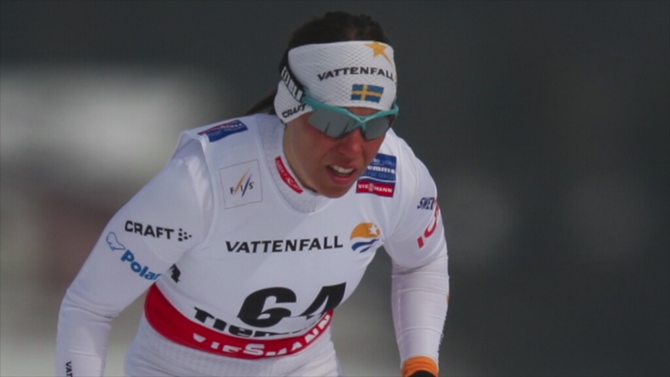 Zawody w Östersund zwyciężyła Szwedka Charlotte Kalla. Fot. Foto Olimpik/x-news