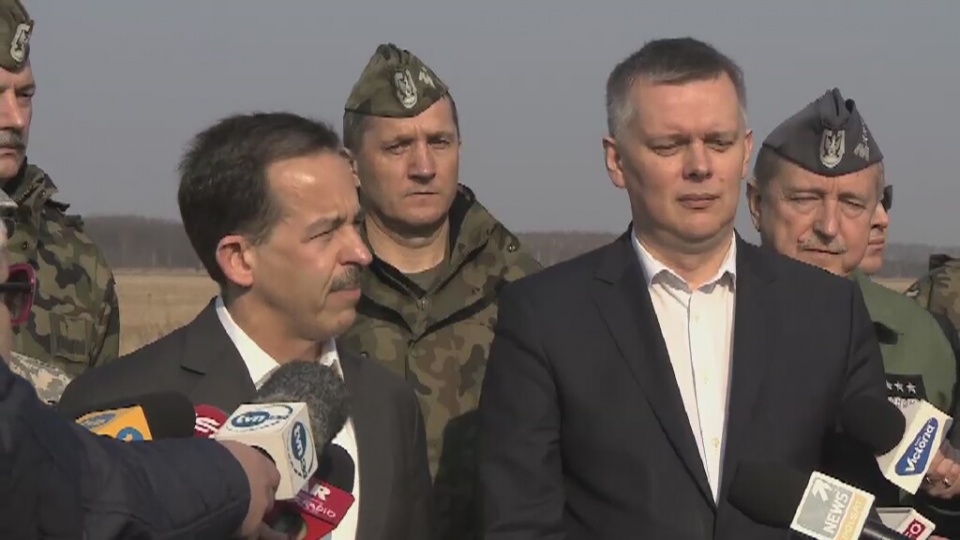 W Sochaczewie Polacy i Amerykanie ćwiczą szybką reakcję na zagrożenie. Ma to związek z sytuacją na Wschodzie. Fot. TVN24/x-news
