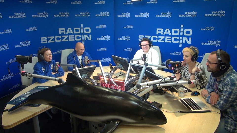 Działacze organizacji WWF w Radiu Szczecin. Fot. Radio Szczecin