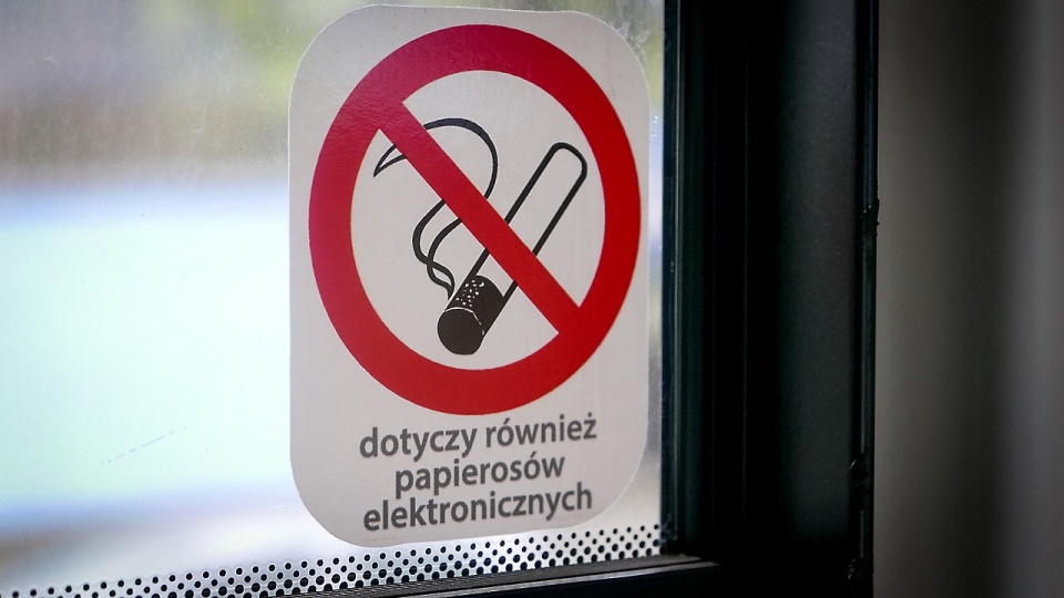 E-papieros zakazany. Fot. Jarosław Gaszyński [Radio Szczecin]