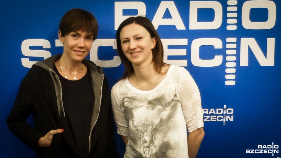 Olga Bołądź i Monika Pyrek. Fot. Radio Szczecin