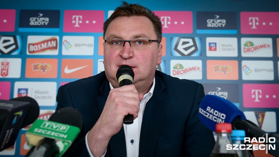 Czesław Michniewicz został nowym trenerem piłkarzy Pogoni Szczecin. Fot. Jarosław Gaszyński [Radio Szczecin]