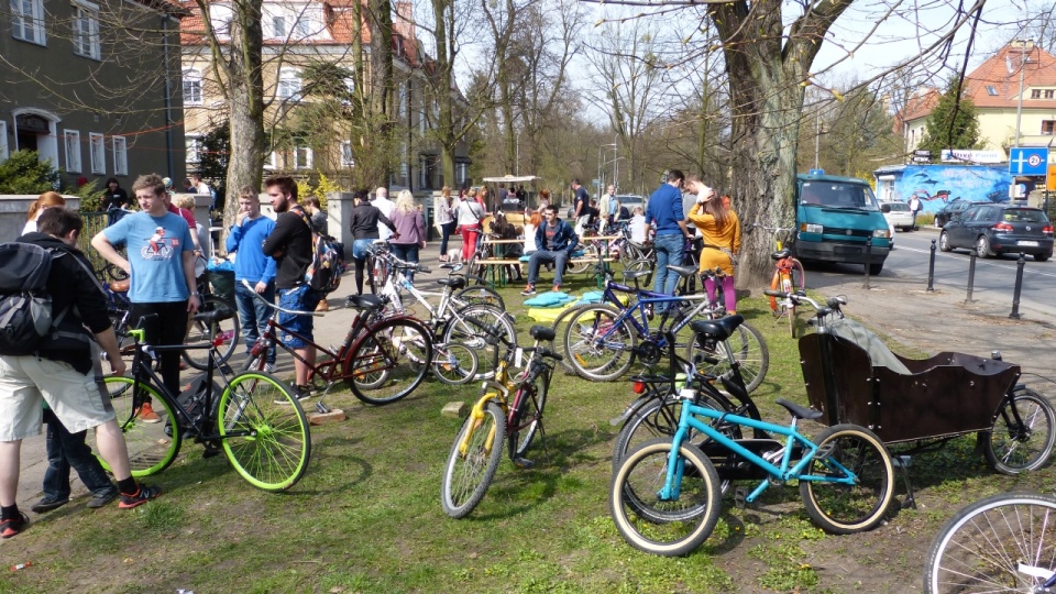 Szczeciński targ rowerowy. Fot. Tobiasz Madejski [Radio Szczecin]