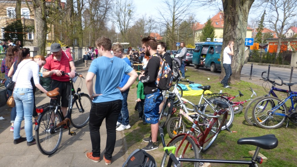 Szczeciński targ rowerowy. Fot. Tobiasz Madejski [Radio Szczecin]