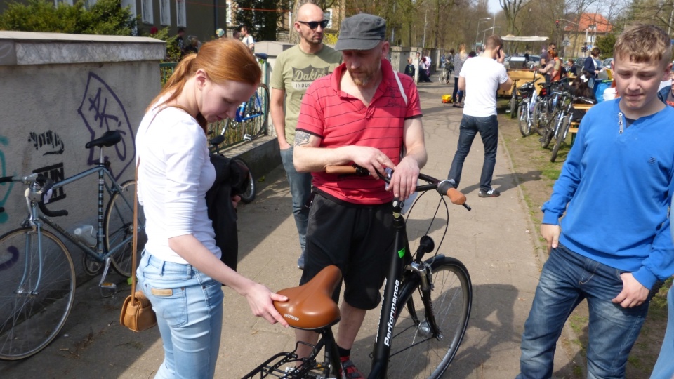 Szczeciński targ rowerowy. Fot. Tobiasz Madejski [Radio Szczecin]