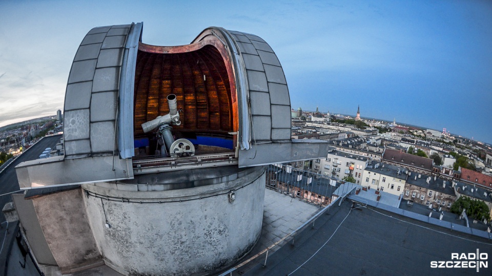 Obserwatorium astronomiczne Zachodniopomorskiego Uniwersytetu Technologicznego w Szczecinie. Fot. Jarosław Gaszyński [Radio Szczecin]