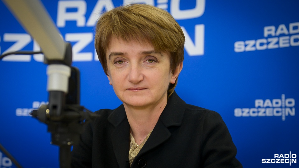 Minister infrastruktury i rozwoju Maria Wasiak. Fot. Jarosław Gaszyński [Radio Szczecin]