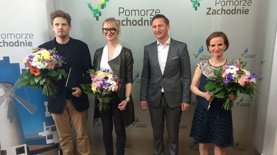 Aktorka, artystka wizualna i basista - dostali pieniądze na realizację swoich projektów artystycznych. Fot. Andrzej Kutys [Radio Szczecin]