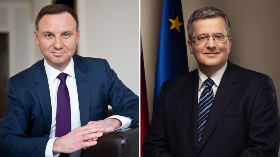 Najnowszy sondaż: - Bronisław Komorowski przed Andrzejem Dudą. Grafika: Radio Szczecin.