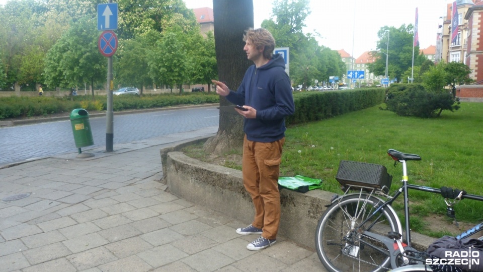 Liczenie rowerów organizuje stowarzyszenie Rowerowy Szczecin. Fot. Jarosław Gowin [Radio Szczecin]