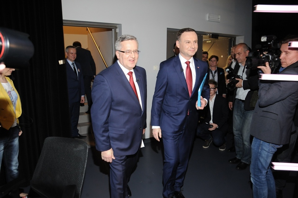 Debata prezydencka. Fot. TVN/x-news
