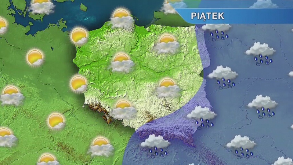 Pogoda na piątek. Fot. TVN Meteo/x-news