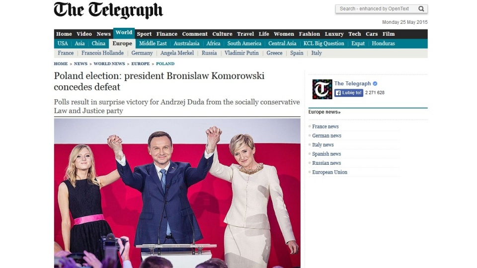 The Telegraph. Fot. www.telegraph.co.uk