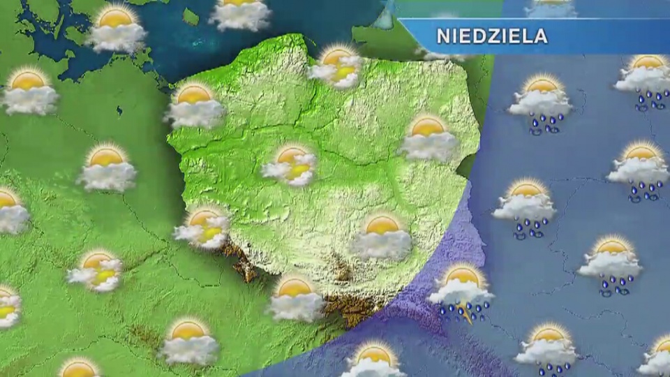 Pogoda na niedzielę. Fot. TVN Meteo/x-news