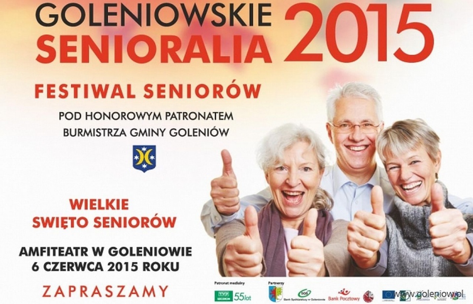Impreza pod nazwą "Senioralia - Goleniów 2015" rozpocznie się w południe na placu przed magistratem. Mat. Organizatorów.