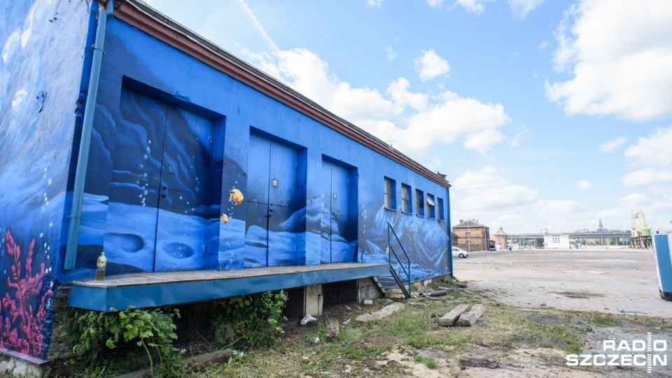 Mural na szczecińskiej Łasztowni. Fot. Konrad Nowak [Radio Szczecin]