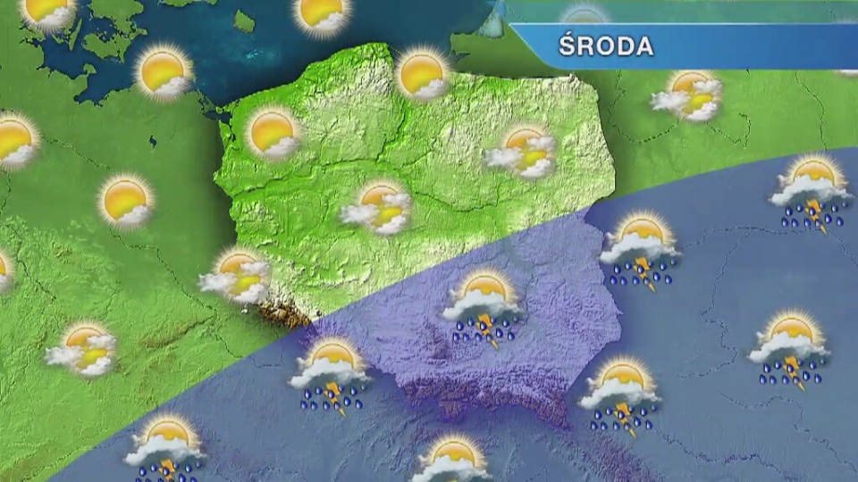 Pogoda na środę. Fot. TVN Meteo/x-news