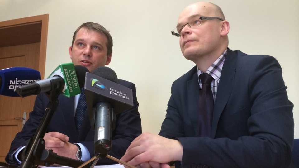 Artur Nycz i Adam Ostaszewski wyrzuceni z SLD. Fot. Andrzej Kutys [Radio Szczecin]