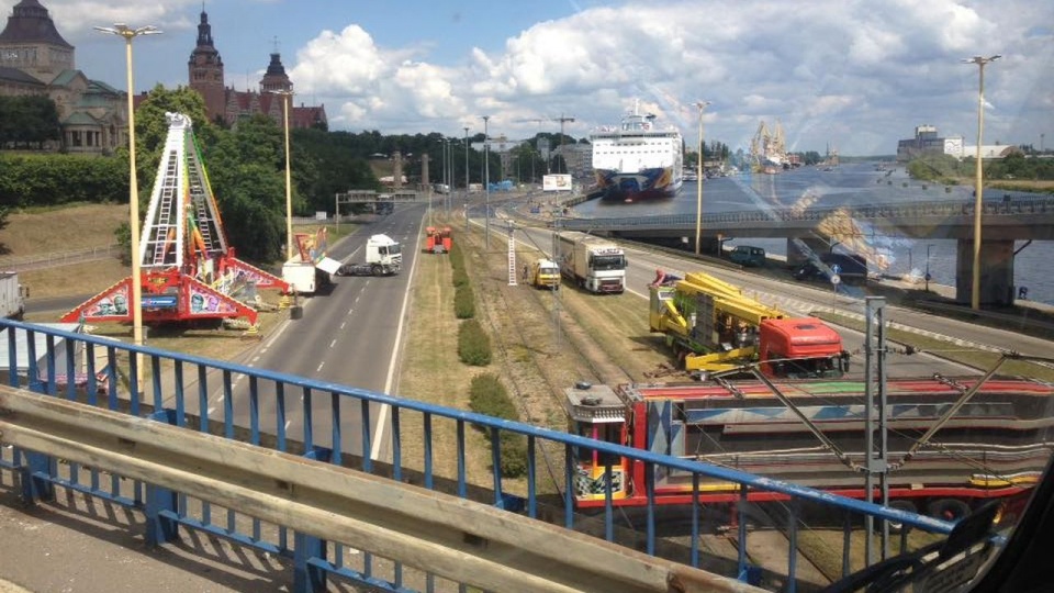 W związku z finałem Baltic Tall Ships Regatta mamy od środy w Szczecinie poważne zmiany na ulicach przyległych do Odry. Fot. Piotr Słupny