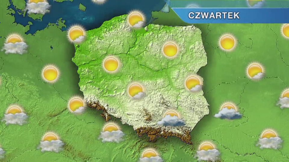 Pogoda na czwartek. Fot. TVN Meteo/x-news