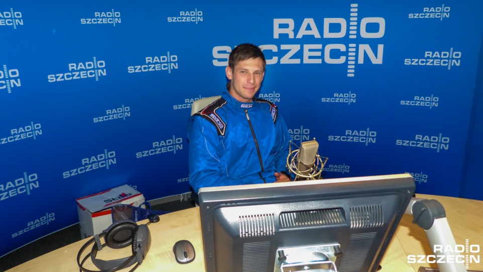 Marcin Zieliński z Szczecińskiego Klubu Motorowodnego LOK. Fot. Michał Król [Radio Szczecin]