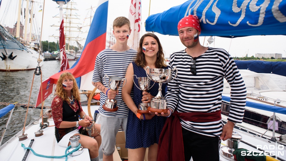 Rosyjski jacht "Akela" wygrał Baltic Tall Ships Regatta 2015. Fot. Konrad Nowak [Radio Szczecin]
