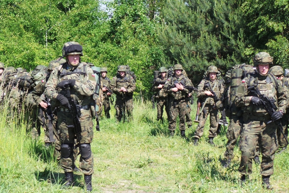 To był wyścig z czasem żołnierzy 1 batalionu Legionów Błękitnej Brygady. Fot. Janusz Błaszczak [12BZ]