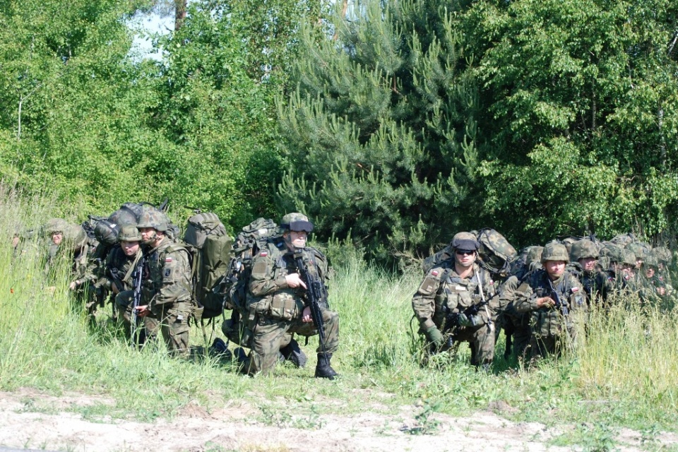 To był wyścig z czasem żołnierzy 1 batalionu Legionów Błękitnej Brygady. Fot. Janusz Błaszczak [12BZ]