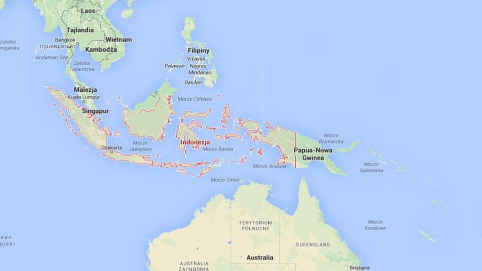 Jak donosi Polska Agencja Prasowa, władze w Dżakarcie zniosły wizy wjazdowe dla obywateli Polski i 44 innych krajów. Fot. www.google.pl/maps