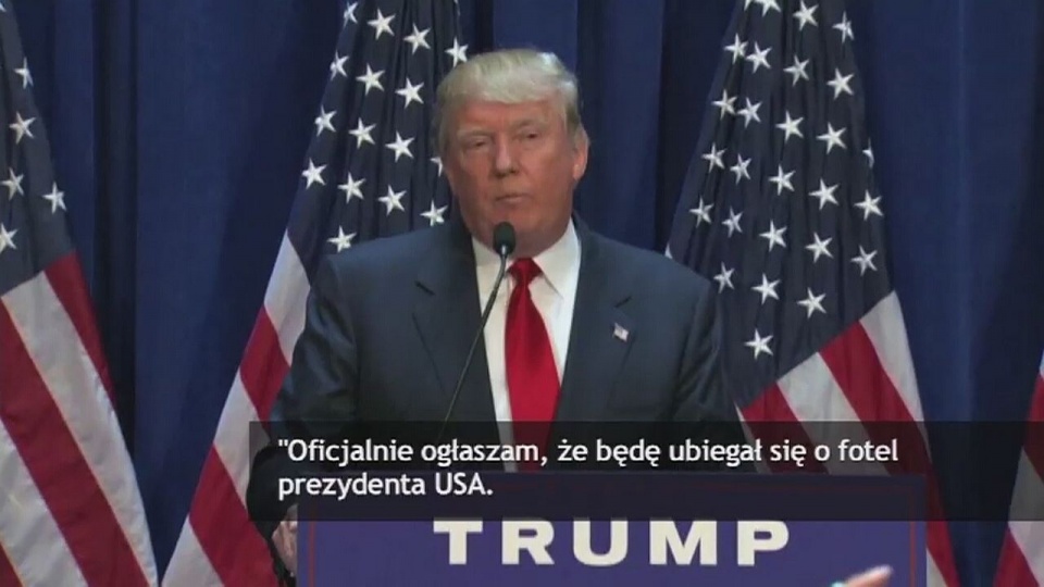 Miliarder Donald Trump, właściciel luksusowych hoteli i nieruchomości postanowił ubiegać się o urząd prezydenta Stanów Zjednoczonych z ramienia Partii Republikańskiej. Fot. CNN Newsource/x-news