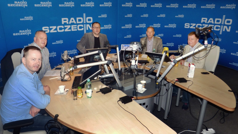 "Kawiarenka polityczna" w Radiu Szczecin. Fot. Michał Król [Radio Szczecin]