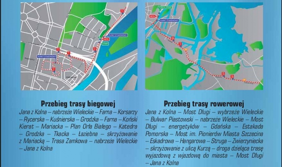 Utrudnienia podczas Triathlon Szczecin. Mat. Biuro Prasowe Enea Tri Tour