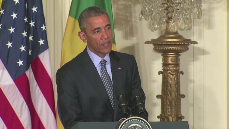 Barack Obama zaznaczył, że Stany Zjednoczone gotowe są na każdy scenariusz. Fot. CNN Newsource/x-news