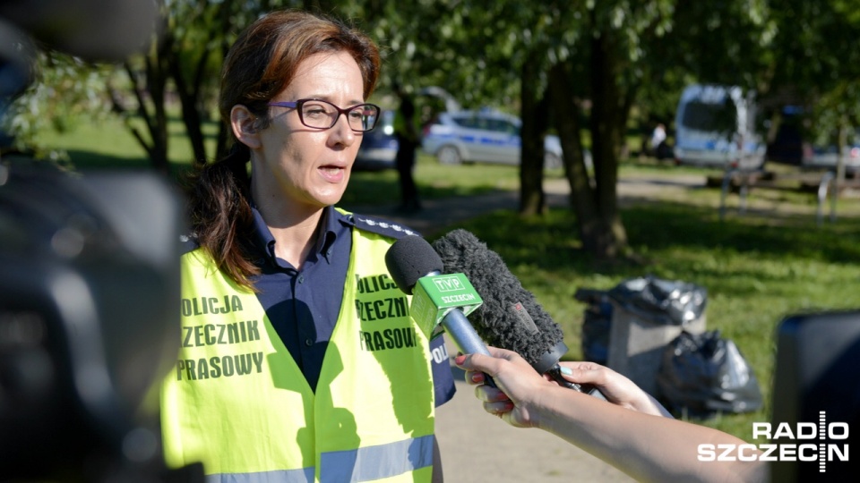 Zgłoszenie o zwłokach przy ulicy Grota-Roweckiego policja dostała nad ranem. Fot. Jarosław Gaszyński [Radio Szczecin]
