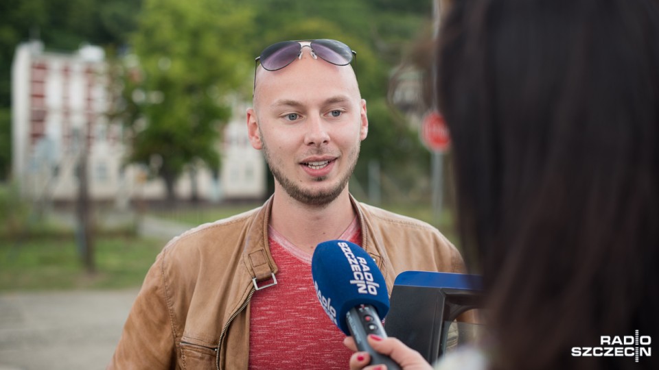 Dla Łukasza Murat-Kryszana zatrzymanie pijanego kierowcy to był naturalny odruch. Fot. Konrad Nowak [Radio Szczecin]
