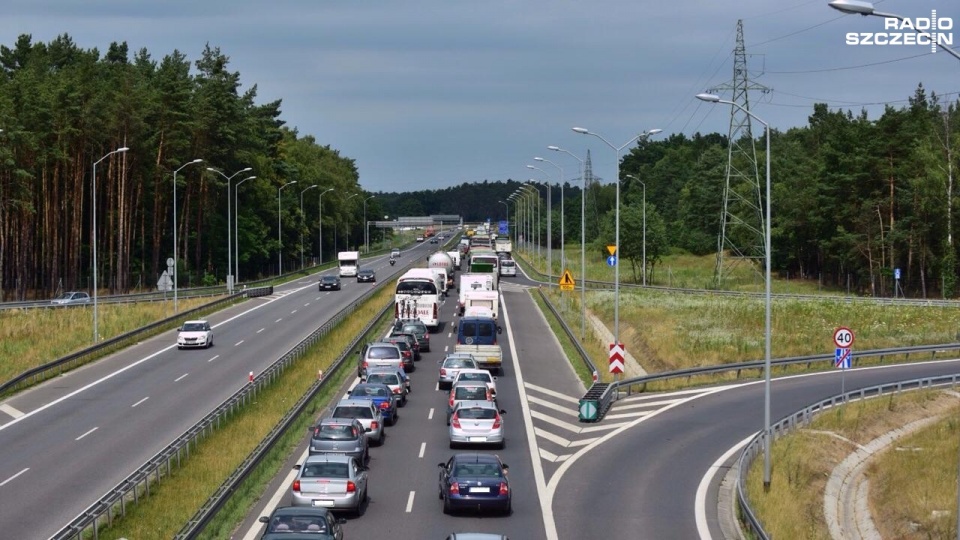 W kierunku Świnoujścia są poważne kłopoty z przejazdem. Fot. Konrad Nowak [Radio Szczecin]