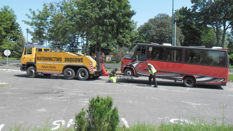 Autobusy wożące pasażerów nad morze często okazywały się niesprawne. Fot. Inspekcja Transportu Drogowego