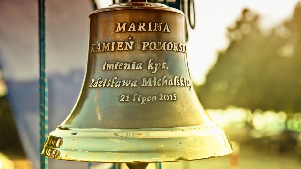 Dzwon Marina Kamień Pomorski imienia kpt. Zdzisława Michalskiego. Fot. Marina Kamień Pomorski
