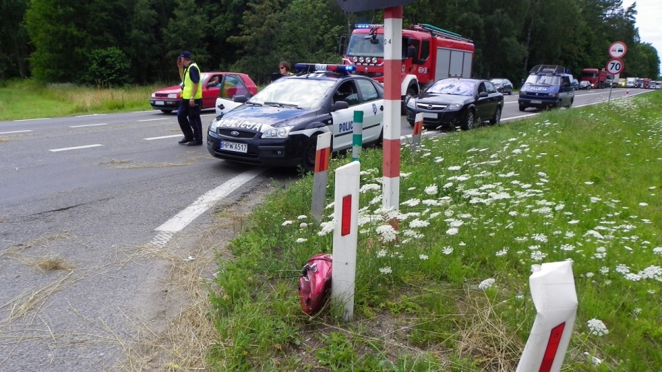 Dwie osoby są ranne. Fot. www.iswinoujscie.pl