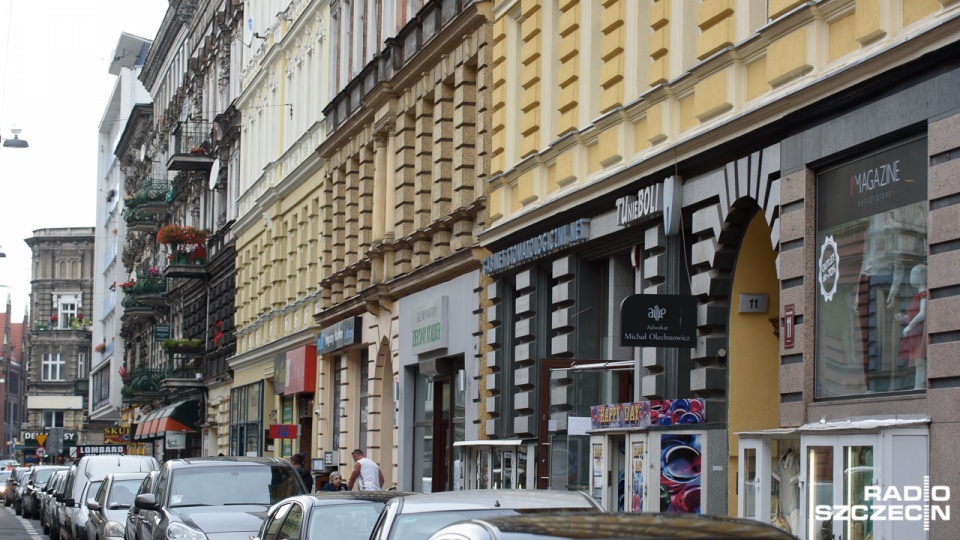 "Witryny reklamowe są szpetne, brzydkie i oszpecają miasto." Fot. Konrad Nowak [Radio Szczecin]
