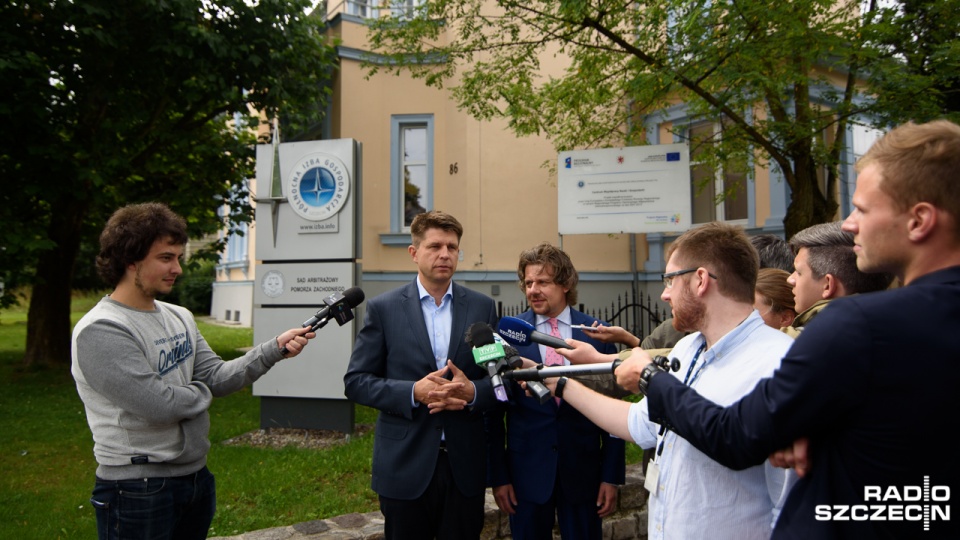 Ryszard Petru, przewodniczący NowoczesnejPL był we wtorek w Szczecinie. Fot. Konrad Nowak [Radio Szczecin]