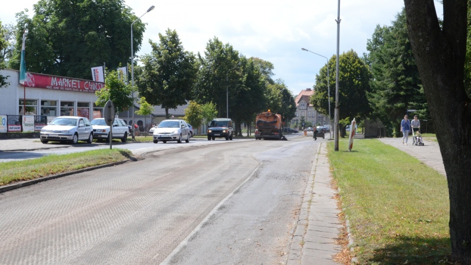 Rozpoczął się remont drogi krajowej nr 20, która prowadzi przez Drawsko Pomorskie. Fot. Tomasz Jasyk, Magazyn Drawski