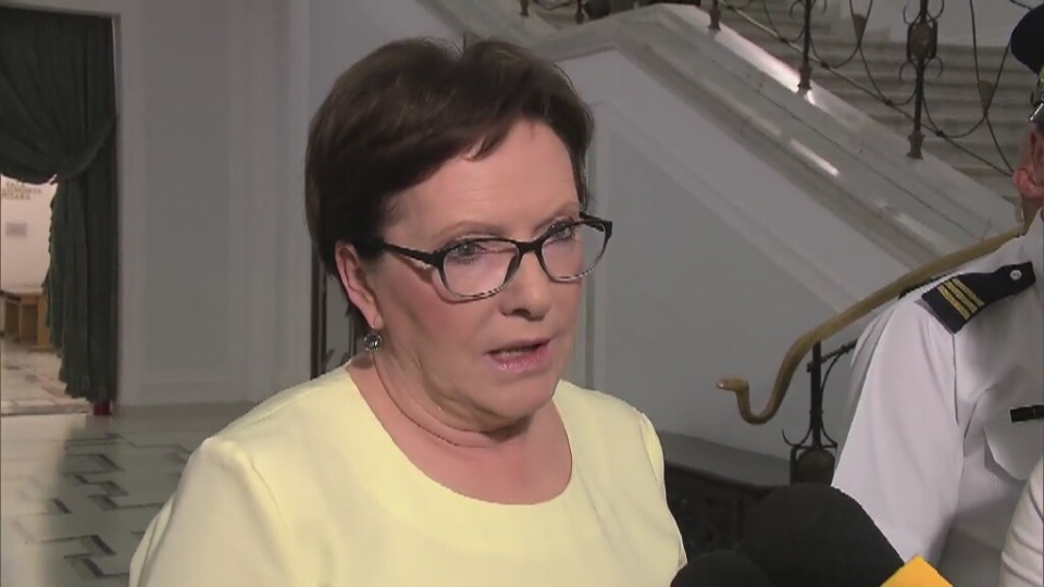 Ewa Kopacz chce współpracować z nowym prezydentem. Fot. TVN24/x-news
