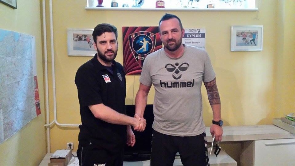 Bośniak Edin Tatar jest nowym bramkarzem ekipy trenera Rafała Białego. Fot. www.handball.szczecin.pl