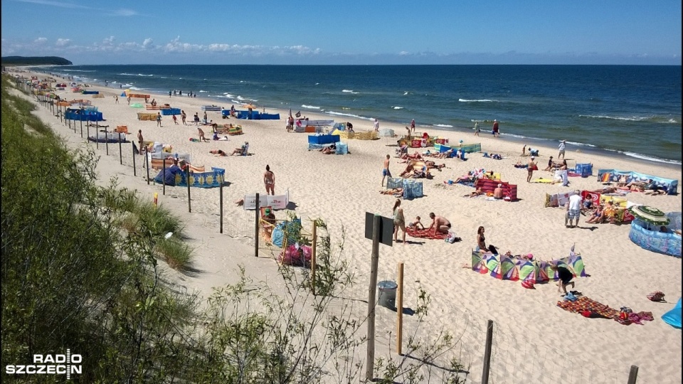 Plaża w Międzywodziu. Fot. Sławomir Orlik [Radio Szczecin/Archiwum]