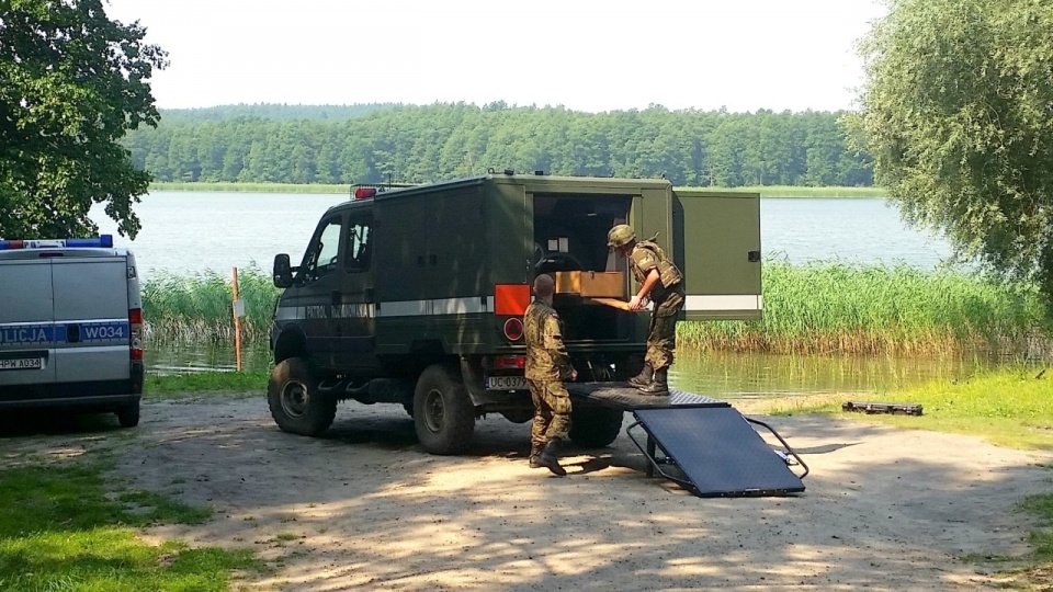 Granat był zabezpieczony, ale ryzyko jego wybuchu i tak było duże. Fot. Chojna24.pl