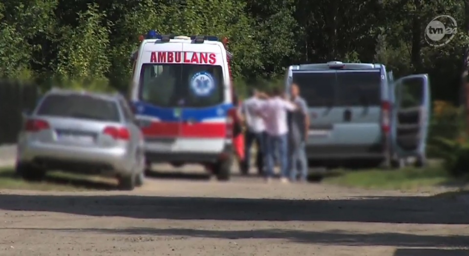 Mężczyzna jest przytomny, w szpitalu. Fot. TVN24/x-news